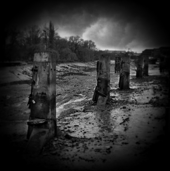 Holga 'River at Low Tide' Triptych -3 by Christopher John Ball - Photographer & Writer