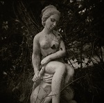 Holga photographs of Garden Memorials by Christopher John Ball