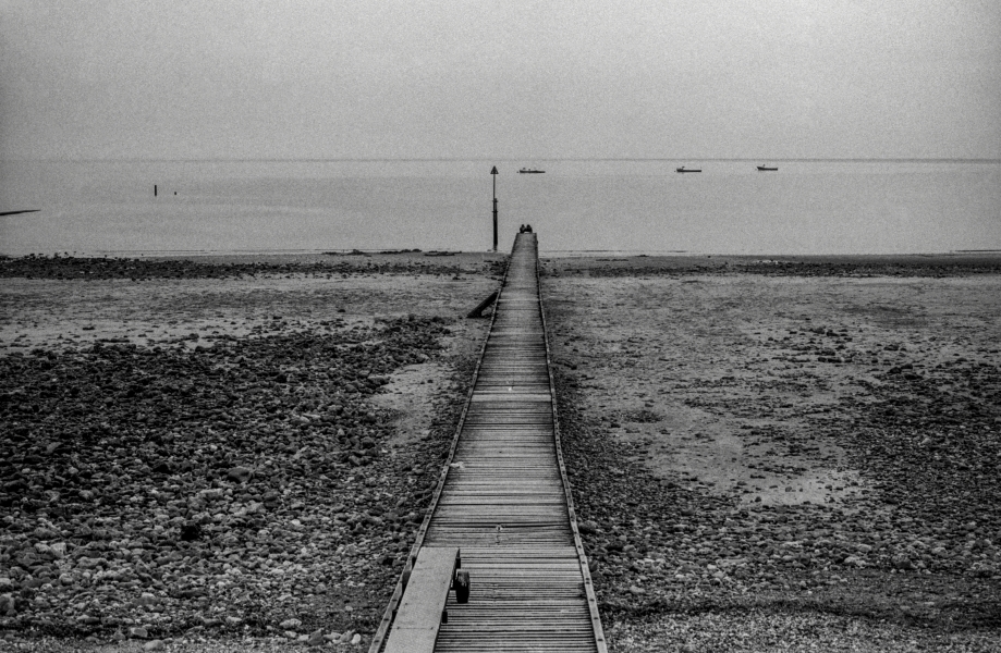 Boat Track, Beach, Llandudno 1992 From British Coastal Resorts - Photographic Essay by Christopher John Ball