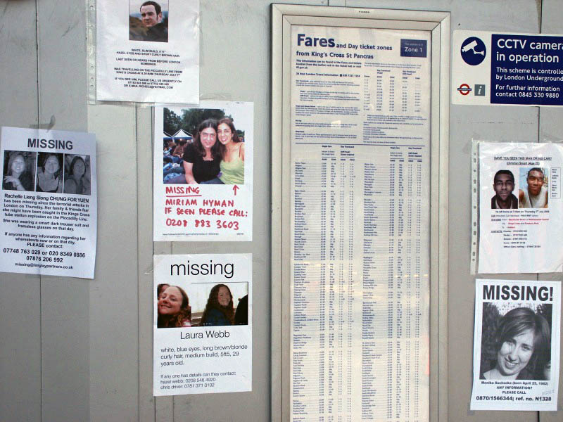 London - A City and its People - Terrorist Bombings, Kings Cross, 2 Minutes Silence July 2005 - A photographic study by Christopher John Ball - Photographer and Writer