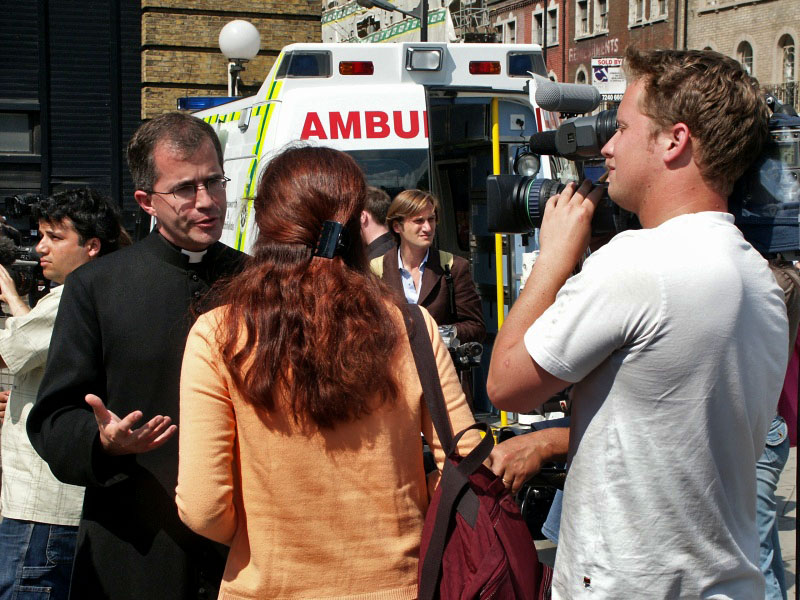 London - A City and its People - Terrorist Bombings, Kings Cross, 2 Minutes Silence July 2005 - A photographic study by Christopher John Ball - Photographer and Writer