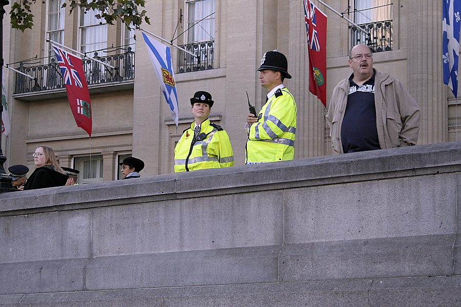 Student Demonstration against Fees at Trafalgar Square 6th October 2006 - London - A City and its People A photographic study by Christopher John Ball - Photographer and Writer