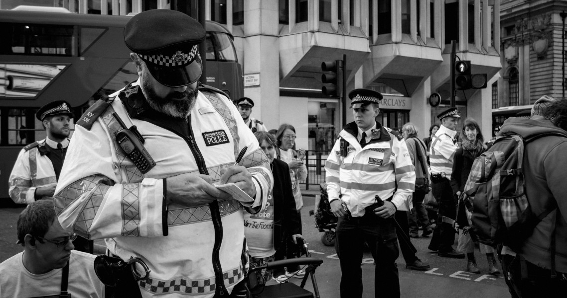 DPAC 'Trash The Tories' Demonstration 2017 General Election, London. 2nd May 2017 - Part One - Road Block.