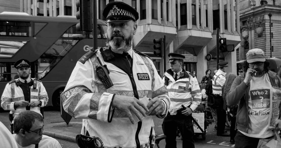 DPAC 'Trash The Tories' Demonstration 2017 General Election, London. 2nd May 2017 - Part One - Road Block.