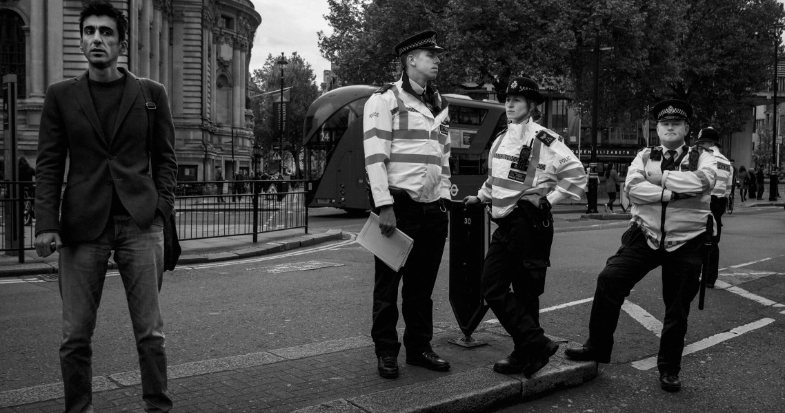 DPAC 'Trash The Tories' Demonstration 2017 General Election, London. 2nd May 2017 - Part One - Road Block.