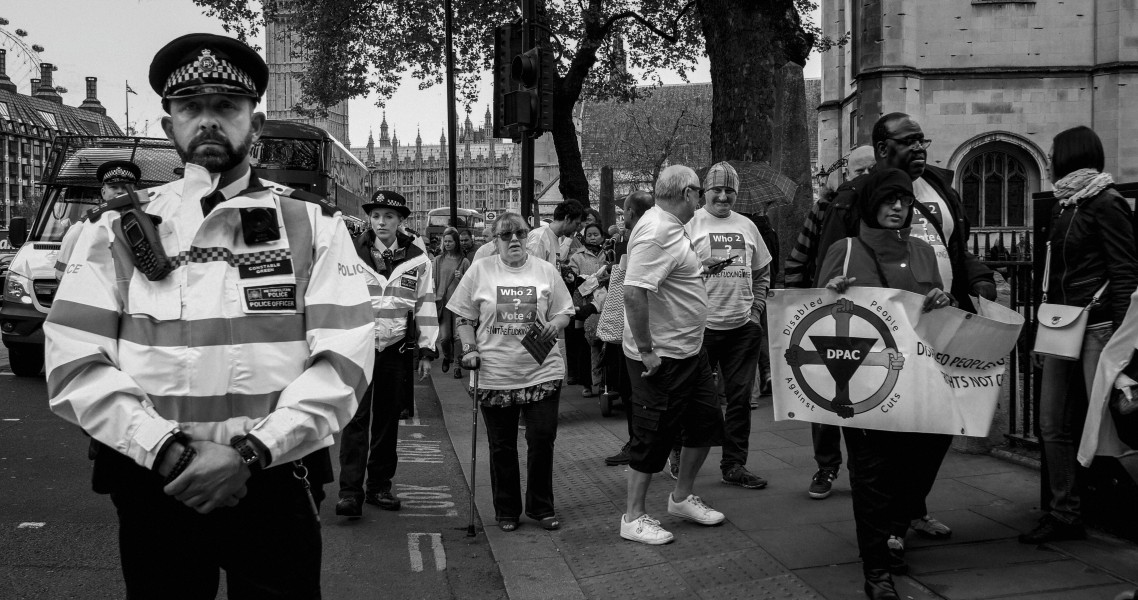 DPAC 'Trash The Tories' Demonstration 2017 General Election, London. 2nd May 2017 - Part Three - March Towards Conservative Party HQ.