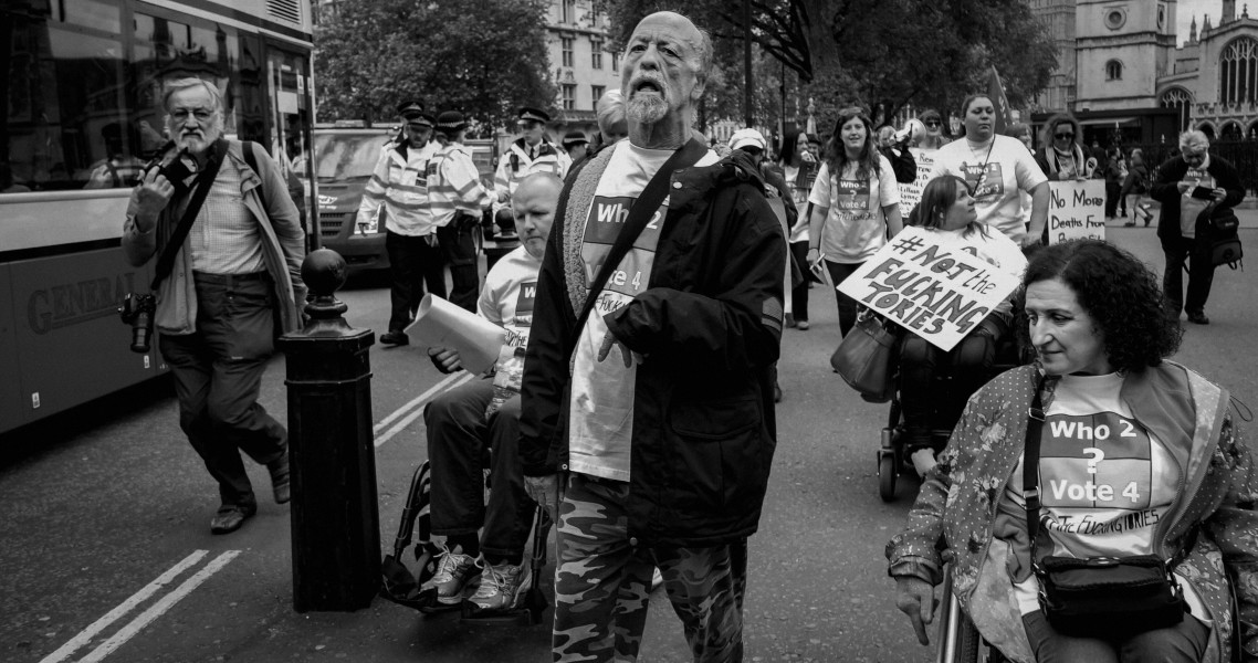 DPAC 'Trash The Tories' Demonstration 2017 General Election, London. 2nd May 2017 - Part Three - March Towards Conservative Party HQ.