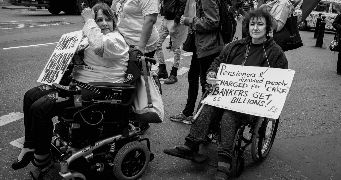 DPAC 'Trash The Tories' Demonstration 2017 General Election, London. 2nd May 2017 - Part Three - March Towards Conservative Party HQ.