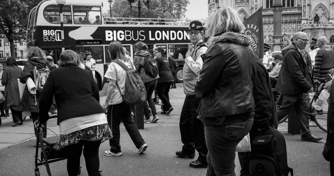 DPAC 'Trash The Tories' Demonstration 2017 General Election, London. 2nd May 2017 - Part Three - March Towards Conservative Party HQ.