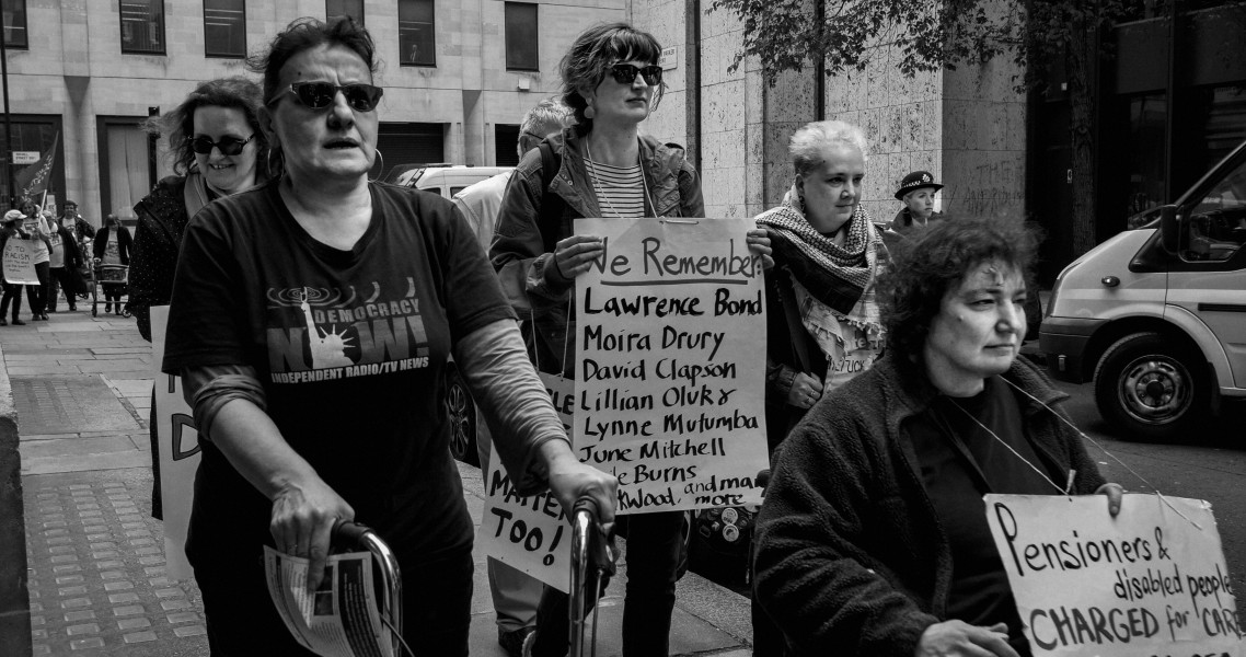 DPAC 'Trash The Tories' Demonstration 2017 General Election, London. 2nd May 2017 - Part Four - Outside Conservative Party HQ.