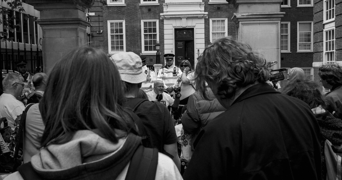 DPAC 'Trash The Tories' Demonstration 2017 General Election, London. 2nd May 2017 - Part Four - Outside Conservative Party HQ.