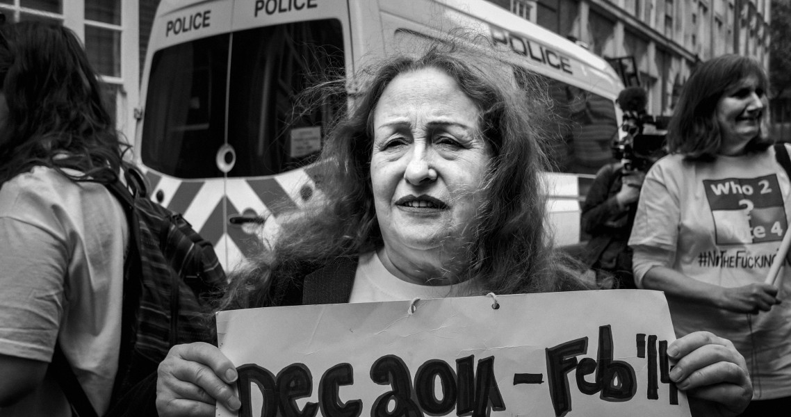 DPAC 'Trash The Tories' Demonstration 2017 General Election, London. 2nd May 2017 - Part Four - Outside Conservative Party HQ.