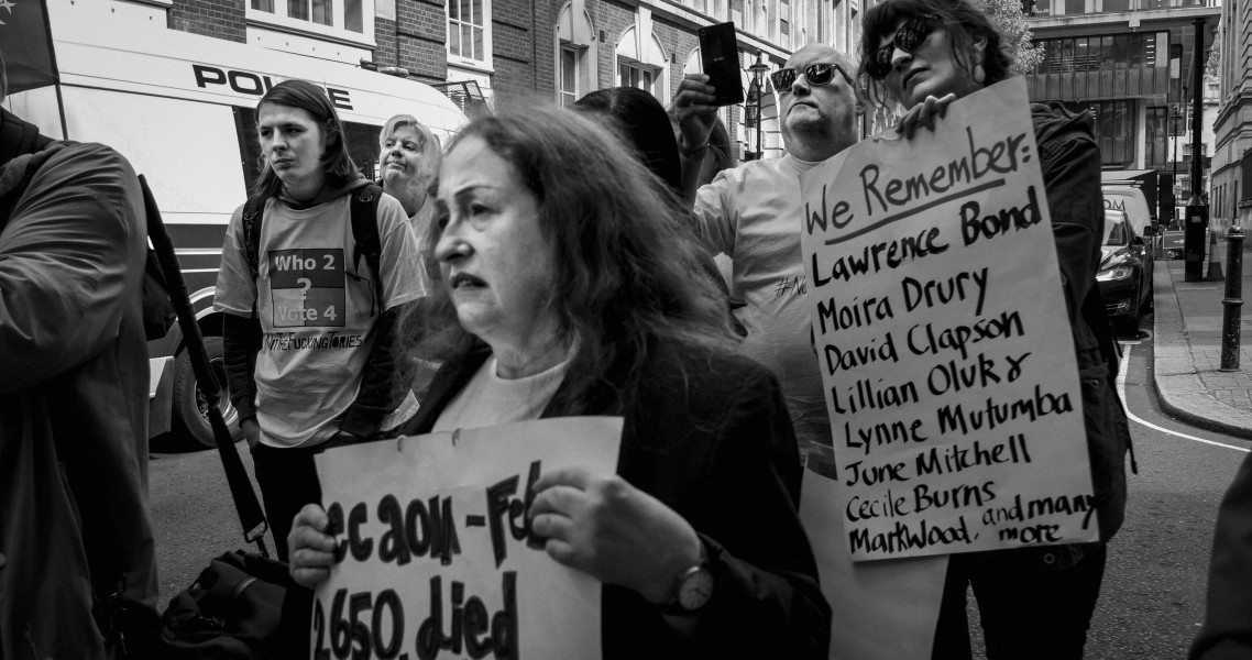 DPAC 'Trash The Tories' Demonstration 2017 General Election, London. 2nd May 2017 - Part Four - Outside Conservative Party HQ.