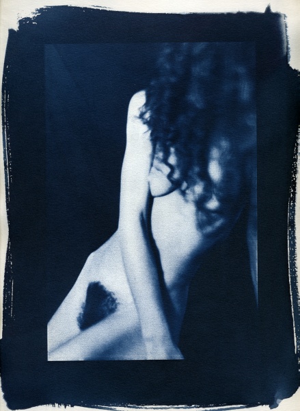 Pin Hole Nude - 5 Cyanotype Flower and Nude Photographs by Christopher John Ball - Photographer & Writer