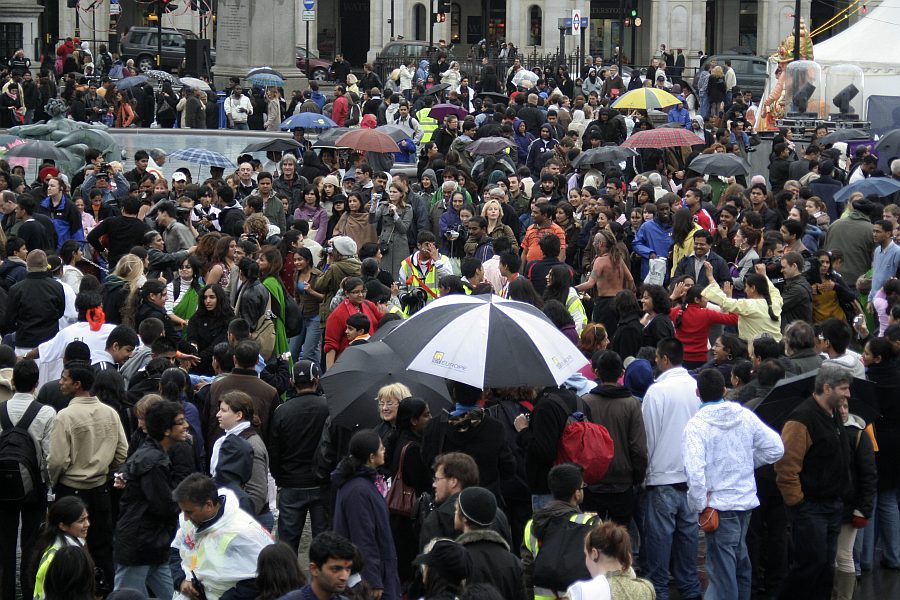 'London - A City and its People' - Mayor's Diwali celebrations in Trafalgar Square October 2007 - A photographic study by Christopher John Ball - Photographer and Writer