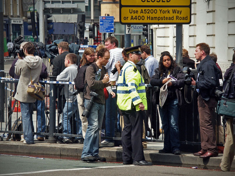 London - A City and its People - Terrorist Bombings, Kings Cross, 7th July 2005 - A photographic study by Christopher John Ball - Photographer and Writer