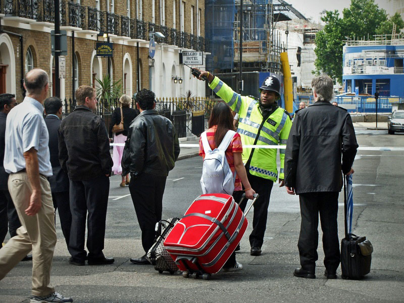 London - A City and its People - Terrorist Bombings, Kings Cross, 7th July 2005 - A photographic study by Christopher John Ball - Photographer and Writer