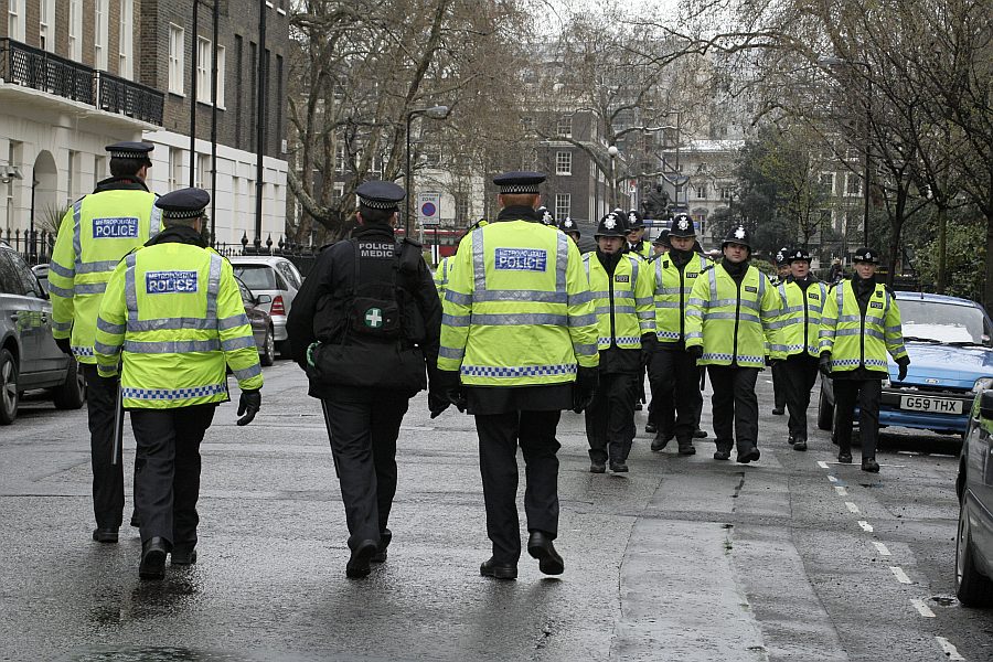 'London - A City and its People' - Olympic Torch Procession with Free Tibet Protest near Russell Square 6th April 2008 - A photographic study by Christopher John Ball - Photographer and Writer