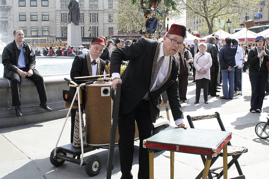 London - A City and its People - St Georges Day Trafalgar Square 2008 - A photographic study by Christopher John Ball - Photographer and Writer