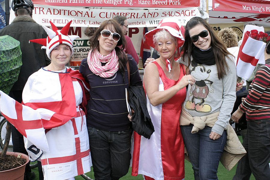London - A City and its People - St Georges Day Trafalgar Square 2008 - A photographic study by Christopher John Ball - Photographer and Writer
